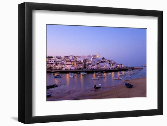 Portugal, Algarve, Portimao, Ferragudo, Townscape, Morning Mood-Chris Seba-Framed Photographic Print