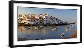 Portugal, Algarve, Portimao, Ferragudo, Townscape, Morning Mood-Chris Seba-Framed Premium Photographic Print