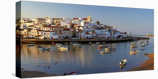 Portugal, Algarve, Portimao, Ferragudo, Townscape, Morning Mood-Chris Seba-Stretched Canvas