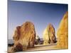 Portugal, Algarve, Praia Da Rocha, Beach, Rock Formations, Sea-Thonig-Mounted Photographic Print