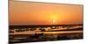 Portugal, Algarve, Ria Formosa Coast, Fishing Boats, Sunset-Chris Seba-Mounted Photographic Print