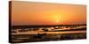 Portugal, Algarve, Ria Formosa Coast, Fishing Boats, Sunset-Chris Seba-Stretched Canvas