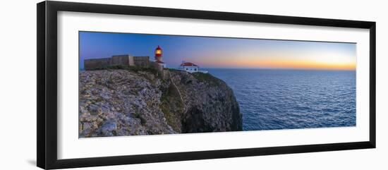 Portugal, Algarve, Sagres, Cabo De Sao Vicente (Cape St. Vincent), Lighthouse-Alan Copson-Framed Photographic Print