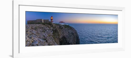 Portugal, Algarve, Sagres, Cabo De Sao Vicente (Cape St. Vincent), Lighthouse-Alan Copson-Framed Photographic Print