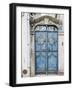 Portugal, Aveiro. A unique metal door on a home in the streets of Aveiro.-Julie Eggers-Framed Photographic Print