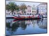 Portugal, Aveiro. Moliceiro boat on the canal.-Julie Eggers-Mounted Photographic Print