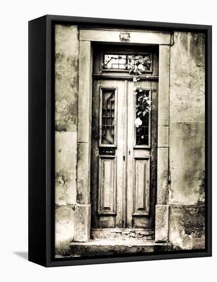 Portugal, Aveiro, Old doorways in the city-Terry Eggers-Framed Stretched Canvas