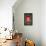 Portugal, Azores, Pico Island, Madalena. Red doors on barn-Walter Bibikow-Framed Stretched Canvas displayed on a wall