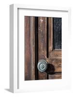 Portugal. Central Region, Aveiro. 'Portuguese Venice'. Door knob.-Emily Wilson-Framed Photographic Print