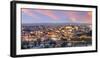 Portugal, Coimbra, Overview at Dusk(Mr)-Shaun Egan-Framed Photographic Print