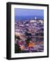 Portugal, Coimbra, Overview at Dusk(Mr)-Shaun Egan-Framed Photographic Print