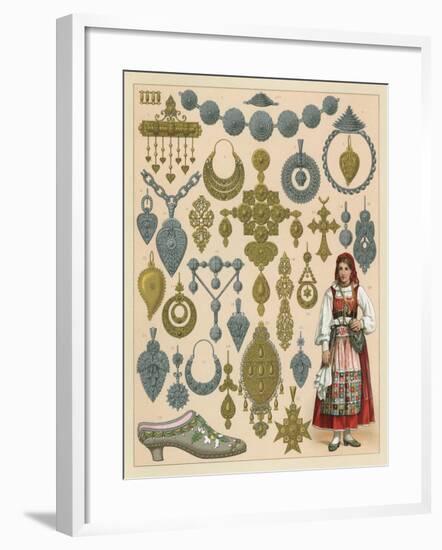 Portugal Costume-French School-Framed Giclee Print