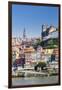 Portugal, Douro Litoral, Porto. The view across the Douro River to the UNESCO listed Old Town of Po-Nick Ledger-Framed Premium Photographic Print