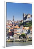 Portugal, Douro Litoral, Porto. The view across the Douro River to the UNESCO listed Old Town of Po-Nick Ledger-Framed Photographic Print