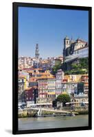 Portugal, Douro Litoral, Porto. The view across the Douro River to the UNESCO listed Old Town of Po-Nick Ledger-Framed Photographic Print