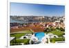 Portugal, Douro Litoral, Porto. The view towards the old town of Porto and the Ribeira district fro-Nick Ledger-Framed Photographic Print