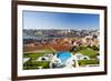 Portugal, Douro Litoral, Porto. The view towards the old town of Porto and the Ribeira district fro-Nick Ledger-Framed Photographic Print