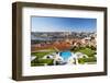 Portugal, Douro Litoral, Porto. The view towards the old town of Porto and the Ribeira district fro-Nick Ledger-Framed Photographic Print