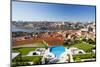 Portugal, Douro Litoral, Porto. The view towards the old town of Porto and the Ribeira district fro-Nick Ledger-Mounted Photographic Print