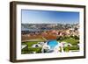 Portugal, Douro Litoral, Porto. The view towards the old town of Porto and the Ribeira district fro-Nick Ledger-Framed Photographic Print