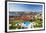 Portugal, Douro Litoral, Porto. The view towards the old town of Porto and the Ribeira district fro-Nick Ledger-Framed Photographic Print