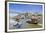 Portugal, Douro Litoral, Porto. Tourists boats on Douro River in the UNESCO listed Ribeira district-Nick Ledger-Framed Photographic Print