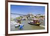 Portugal, Douro Litoral, Porto. Tourists boats on Douro River in the UNESCO listed Ribeira district-Nick Ledger-Framed Photographic Print