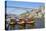 Portugal, Douro Litoral, Porto. Tourists boats on Douro River in the UNESCO listed Ribeira district-Nick Ledger-Stretched Canvas