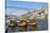 Portugal, Douro Litoral, Porto. Tourists boats on Douro River in the UNESCO listed Ribeira district-Nick Ledger-Stretched Canvas