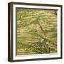 Portugal, Douro, Terraced Vineyards and Farm-Shaun Egan-Framed Photographic Print