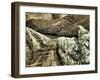 Portugal, Douro Valley. Backcountry road through the vineyards-Terry Eggers-Framed Photographic Print