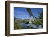 Portugal, Douro Valley, Rio Douro, Excursion Boat, Highway Bridge, Town Regua-Chris Seba-Framed Photographic Print