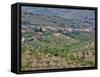 Portugal, Douro Valley. The hillside town of Castelo Mellor-Terry Eggers-Framed Stretched Canvas