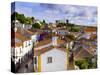 Portugal, Estramadura,Obidos, Overview of 12th Century Town-Shaun Egan-Stretched Canvas