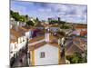 Portugal, Estramadura,Obidos, Overview of 12th Century Town-Shaun Egan-Mounted Photographic Print