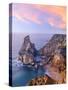 Portugal, Estramadura, Ursa , Seascape at Dusk-Shaun Egan-Stretched Canvas
