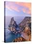 Portugal, Estramadura, Ursa , Seascape at Dusk-Shaun Egan-Stretched Canvas