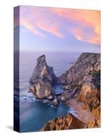 Portugal, Estramadura, Ursa , Seascape at Dusk-Shaun Egan-Stretched Canvas