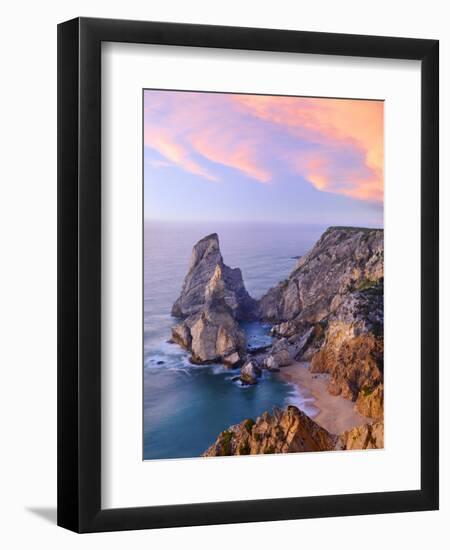 Portugal, Estramadura, Ursa , Seascape at Dusk-Shaun Egan-Framed Photographic Print