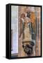 Portugal, Evora, Cathedral of Evora, Angel Statue-Jim Engelbrecht-Framed Stretched Canvas