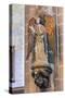 Portugal, Evora, Cathedral of Evora, Angel Statue-Jim Engelbrecht-Stretched Canvas