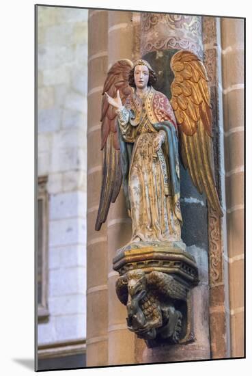 Portugal, Evora, Cathedral of Evora, Angel Statue-Jim Engelbrecht-Mounted Photographic Print