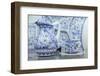 Portugal, Evora, Hand Painted Ceramic Dishes for Sale-Jim Engelbrecht-Framed Photographic Print