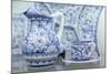 Portugal, Evora, Hand Painted Ceramic Dishes for Sale-Jim Engelbrecht-Mounted Photographic Print