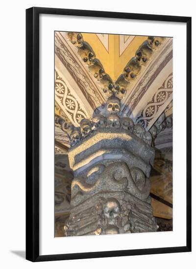 Portugal, Evora, St. Francis Church, Bone Chapel-Jim Engelbrecht-Framed Photographic Print