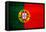 Portugal Flag Design with Wood Patterning - Flags of the World Series-Philippe Hugonnard-Framed Stretched Canvas