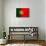 Portugal Flag Design with Wood Patterning - Flags of the World Series-Philippe Hugonnard-Art Print displayed on a wall