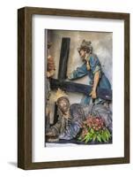 Portugal, Guimaraes, Detail of Stations of the Cross-Jim Engelbrecht-Framed Photographic Print