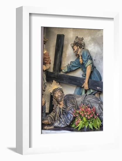 Portugal, Guimaraes, Detail of Stations of the Cross-Jim Engelbrecht-Framed Photographic Print