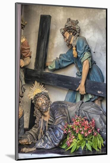Portugal, Guimaraes, Detail of Stations of the Cross-Jim Engelbrecht-Mounted Photographic Print